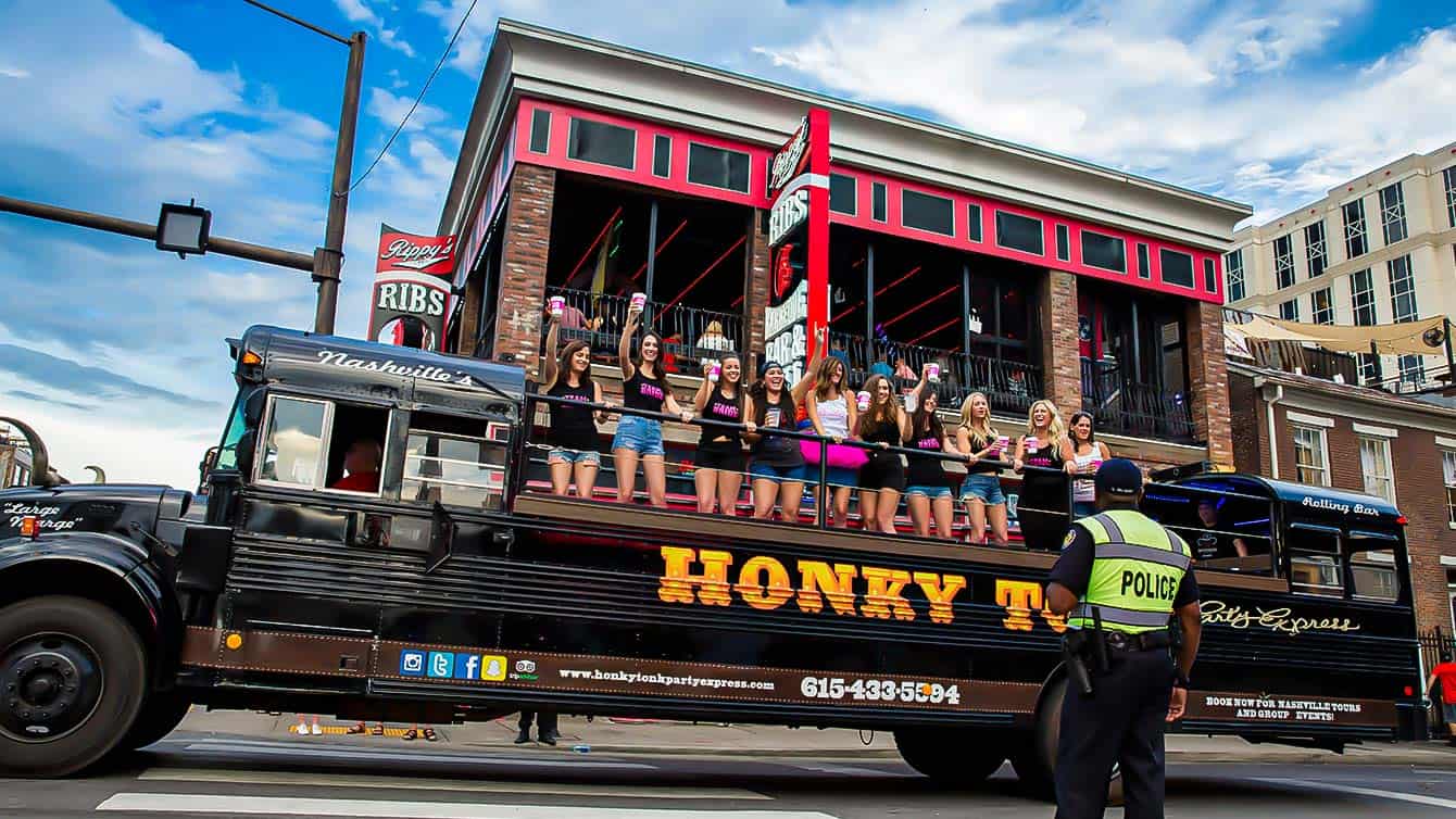 Nashville Parade Bus | Honky Tonk Party Express