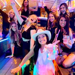 Give her the BEST day ever! Now booking the memory for a lifetime! #honkyonkpartyexpress #Friday #nashvillebacheloretteparty #nashville  #photography #wedding #girls #led